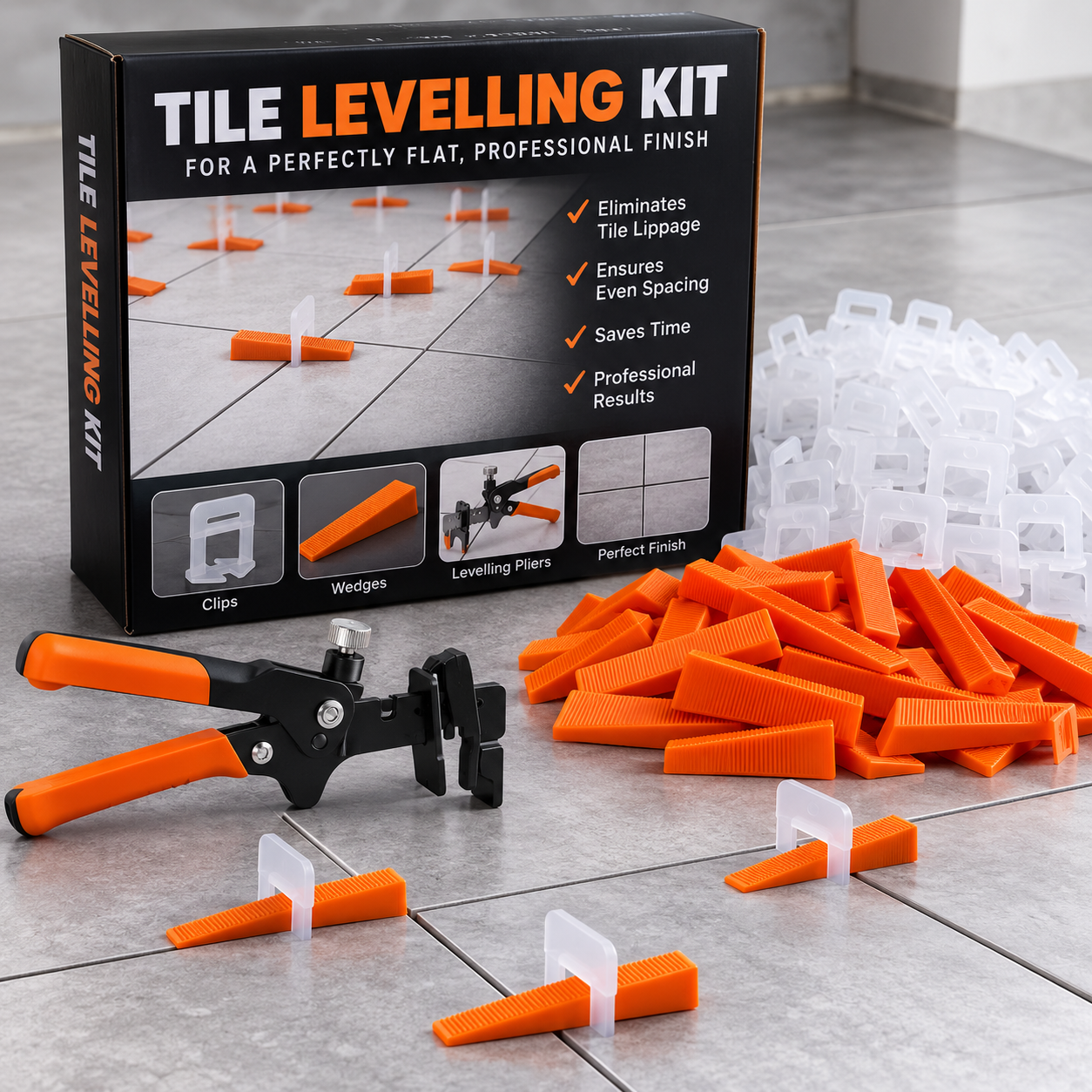 Tile levelling kit