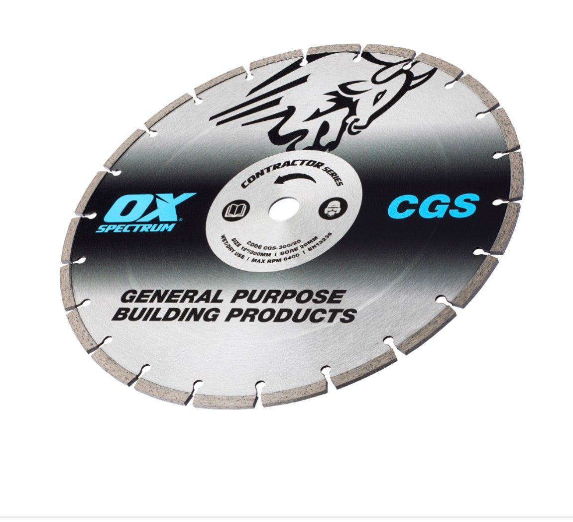 OX Spectrum 300mm General Purpose Diamond Blade – CGS-300/20