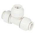 JG Speedfit 15mm Plastic Push-Fit Equal Tees – 5 Pack